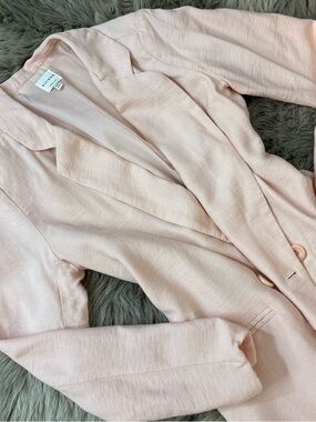 Ellison Blush Pink Tailored Blazer